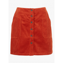 Ekyog - Jupe courte évasée en coton - Taille 36 - Orange