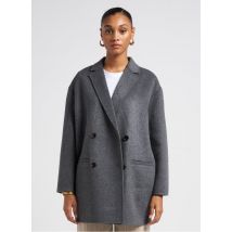 Sessun - Manteau mi-long col tailleur en laine mélangée - Taille M - Gris