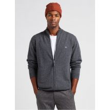 Gant - Sudadera con cremallera y cuello alto - Talla 2XL - Gris