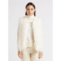 Max&co. - Gilet ample à col rond - Taille 36 - Blanc