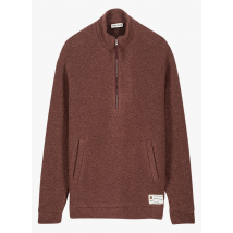 Harris Wilson - Gerade geschnittenes sweatshirt mit stehkragen aus wollmix - Größe 2XL - Braun