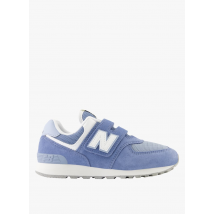 New Balance - Niedrige sneaker im material-mix mit klettverschluss - Größe 335 - Blau