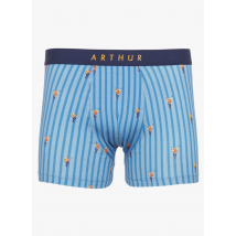 Arthur - Boxer estampado de algodón elástico - Talla L - Azul