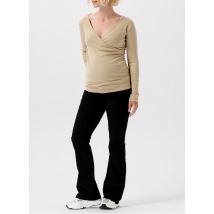 Noppies - Pantalones evasé de mezcla de algodón de premamá - Talla 31 - Negro