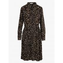 Molly Bracken - Halflange jurk met print - M Maat - Zwart