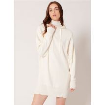 Zapa - Pulloverkleid mit kapuze - Größe 0 - Weiß