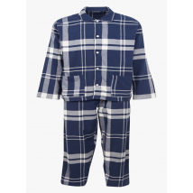 Arthur - Geruite - katoenen pyjama - S Maat - Blauw