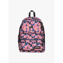 Eastpak - Rugzak met rits en bloemmotief - Een Maat - Blauw