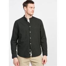 Minimum - Regular-fit overhemd van biokatoen met maokraag - L Maat - Groen