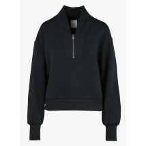 Varley - Rechte sweater met opstaande kraag en rits - L Maat - Zwart