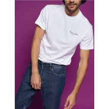Maison Labiche - Besticktes t-shirt aus bio-baumwolle - 15 jahre - limitierte auflage - Größe XL - Weiß