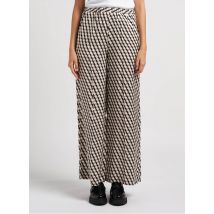 Marc O'polo - Pantalon large satiné à taille haute à imprimé - Taille 38 - Multicolore