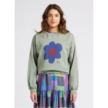 Bobo Choses - Katoenen sweater met ronde hals en print - S Maat - Groen