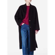 Vanessa Bruno - Jas met opstaande kraag wolblend - S Maat - Zwart