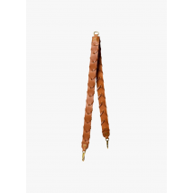 Jerome Dreyfuss - Gevlochten - leren schouderband - Een Maat - Bruin