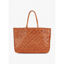Dragon Diffusion - Panier tissé en cuir - Taille Unique - Marron