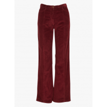 Soi Paris - Pantalon droit taille haute en coton mélangé - Taille 38 - Violet