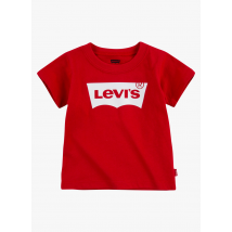 Levi's Kids - Tee-shirt col rond imprimé en coton mélangé - Taille 5A - Rouge