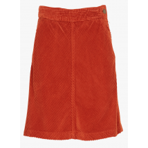 Soi Paris - Rechte rok van katoenmix met hoge taille - 36 Maat - Oranje