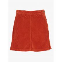 Soi Paris - Jupe droite taille haute en coton mélangé - Taille 36 - Orange