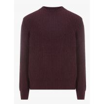 Au Printemps Paris - Pull col rond en grosse maille - Taille XL - Violet