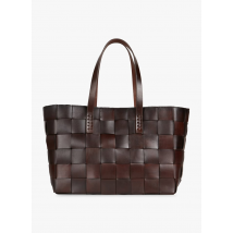 Dragon Diffusion - Panier tissé en cuir - Taille Unique - Marron