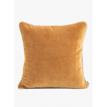 Harmony Haomy - Kussenhoes van katoenvelours 45x45 cm - Een Maat - Bruin