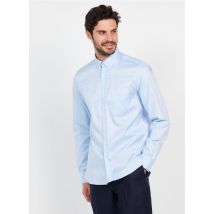 Atelier Prive - Camisa recta de algodón oxford liso - Talla 43/44 - Azul