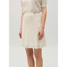 Claudie Pierlot - Korte rok met hoge taille katoenblend - 3 Maat - Wit