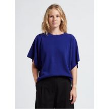 Des Petits Hauts - Jersey de lana con cuello redondo - Talla 3 - Azul