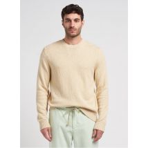 Samsoe Samsoe - Trui van biokatoen met ronde hals - M Maat - Beige