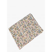 Louise Misha - Tafelkleed van biokatoen met bloemenprint - 160x250 cm Maat - Beige