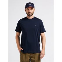 Eden Park - Besticktes rundhals-t-shirt aus baumwolle - Größe M - Blau