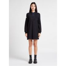 I Code - Kurzes sweatshirtkleid aus baumwoll-mix mit kapuze - Größe 36 - Schwarz