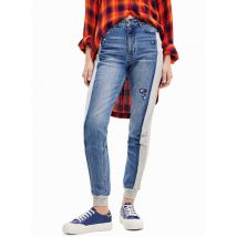 Desigual - Jeans in joggingstijl katoenblend - XS Maat - Blauw