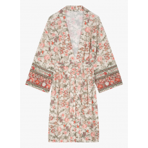Louise Misha - Kimono fluide imprimé fleuri - Taille XS/S - Beige