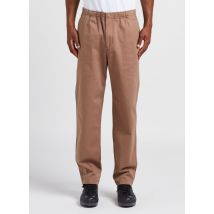 Minimum - Pantalon droit en coton mélangé - Taille S - Beige