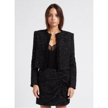 Iro - Chaqueta corta de lentejuelas - Talla 36 - Negro