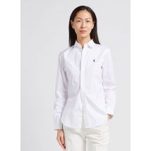 Polo Ralph Lauren - Katoenen blouse met klassieke kraag - 36 Maat - Wit