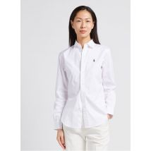 Polo Ralph Lauren - Katoenen blouse met klassieke kraag - 36 Maat - Wit