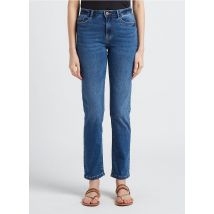 Vila - Straight cut jeans mit mittelhohem bund aus baumwolldenim - Größe 38/32 - Bleached Jeans