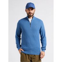 Tommy Hilfiger - Katoenen trui met opstaande kraag - M Maat - Blauw