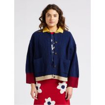Bobo Choses - Cardigan col classique en laine mélangée - Taille M - Bleu