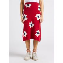 Bobo Choses - Jupe longue imprimée fleuri en coton mélangé - Taille M - Rouge