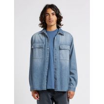 Closed - Regular-fit jeansoverhemd met klassieke kraag - XL Maat - Blauw