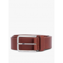 Calvin Klein - Ceinture à boucle en cuir - Taille 95 - Marron