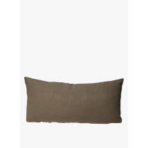 Bed And Philosophy - Coussin en lin - Taille 30x60 cm - Kaki