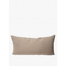 Bed And Philosophy - Coussin en lin - Taille 30x60 cm - Beige