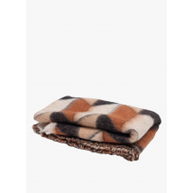 Bed And Philosophy - Plaid wolblend - 230 x 135 cm - Een Maat - Bruin