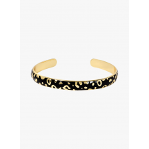 Bangle Up - Jonc imprimé rn laiton - Een Maat - Zwart